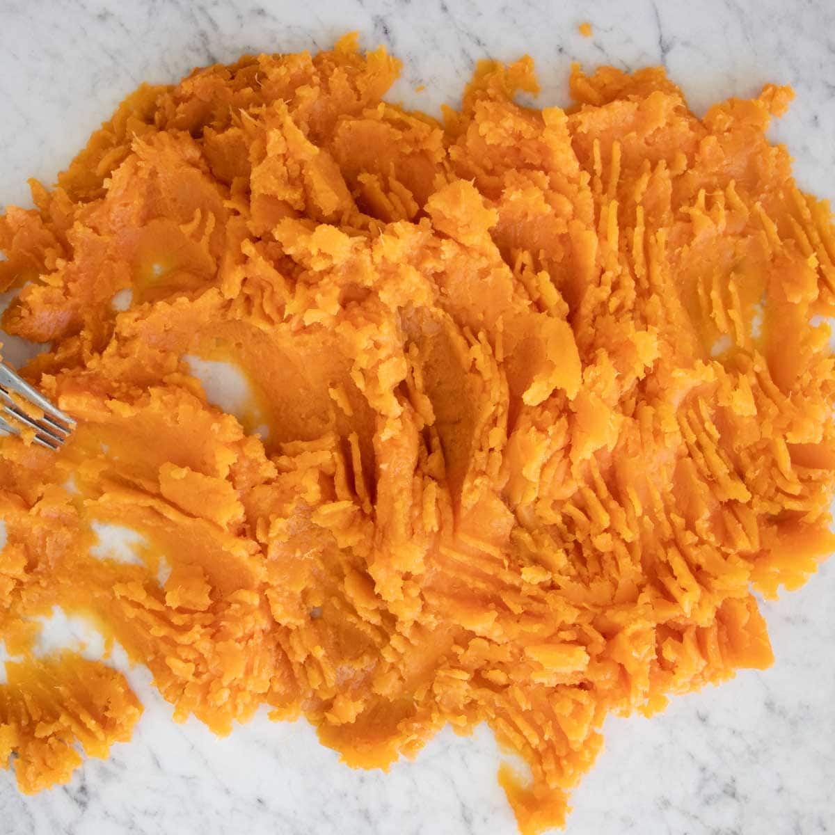 mashed sweet potatoes.